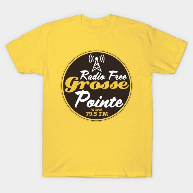 Radio Free Grosse Pointe T-Shirt by Meta Cortex